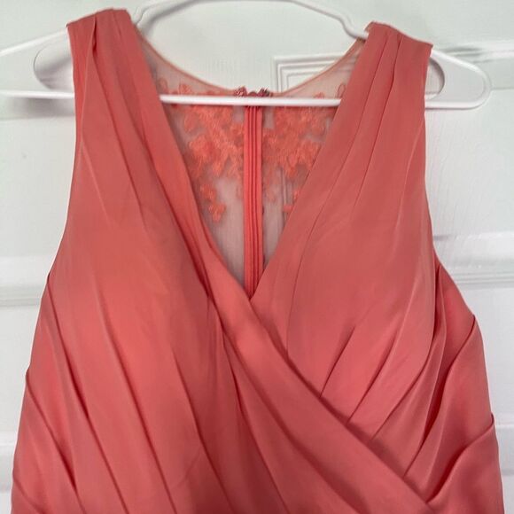 NWT Azazie “Jessa” bridesmaid dress IN SUNSET SIZE A10 - Picture 3 of 11